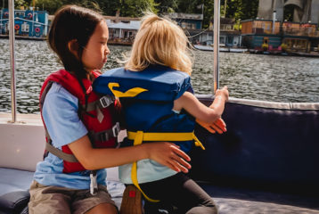 Electric boat tour