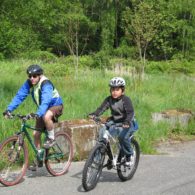 family bike ride