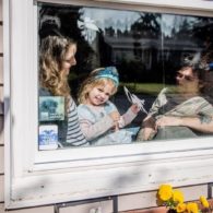 Rachel Garrett and her family prepare to give birth during COVID