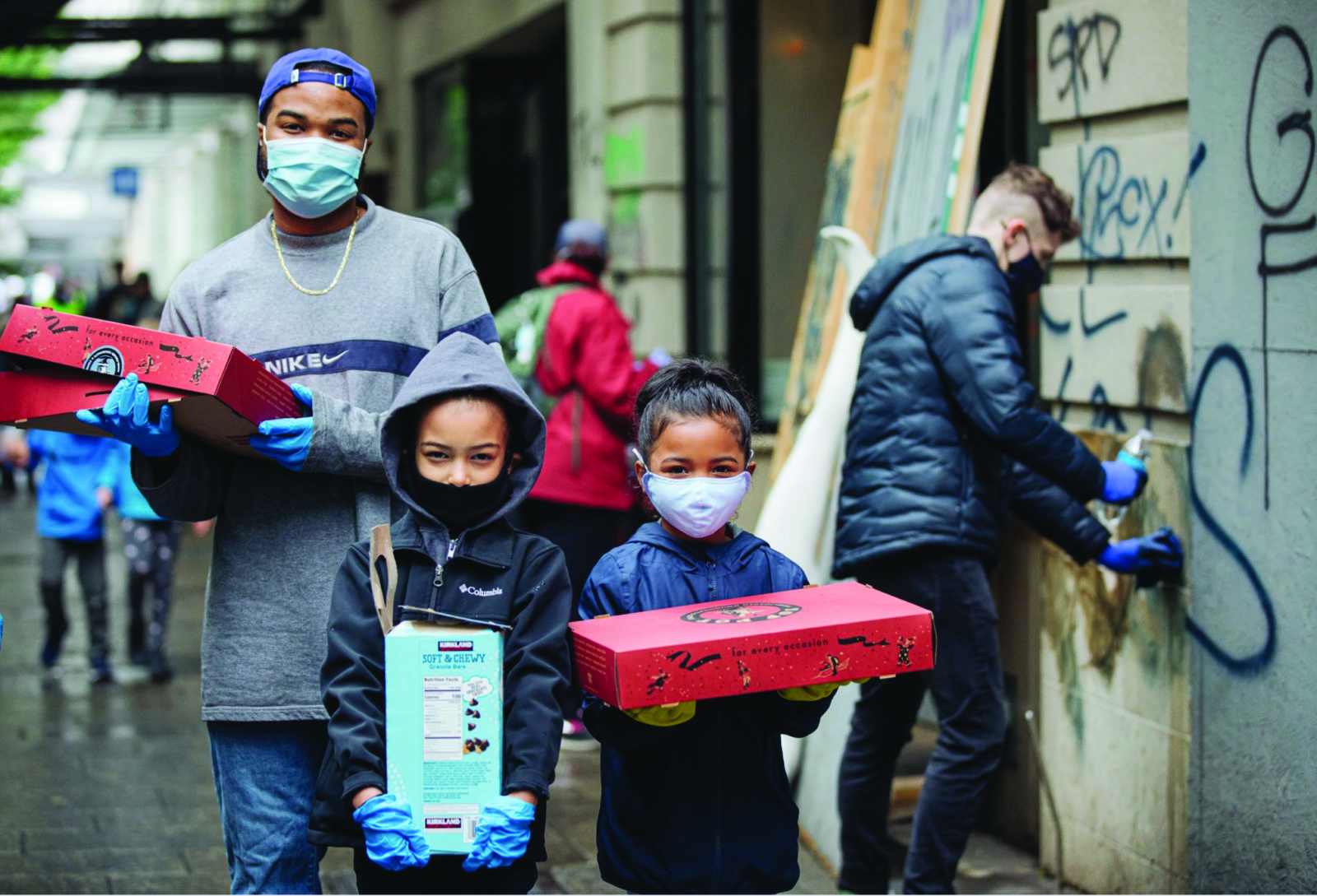 Seattle strengths/ Family feeding volunteers