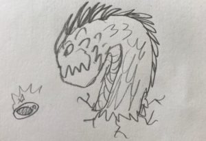 artwork of creature