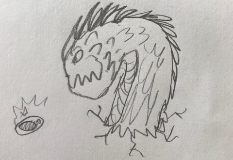 artwork of creature