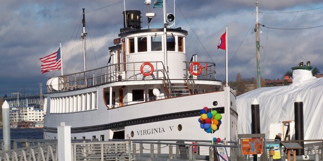 Weekend: You can explore Lake Union this weekend from the decks of the Virginia V.