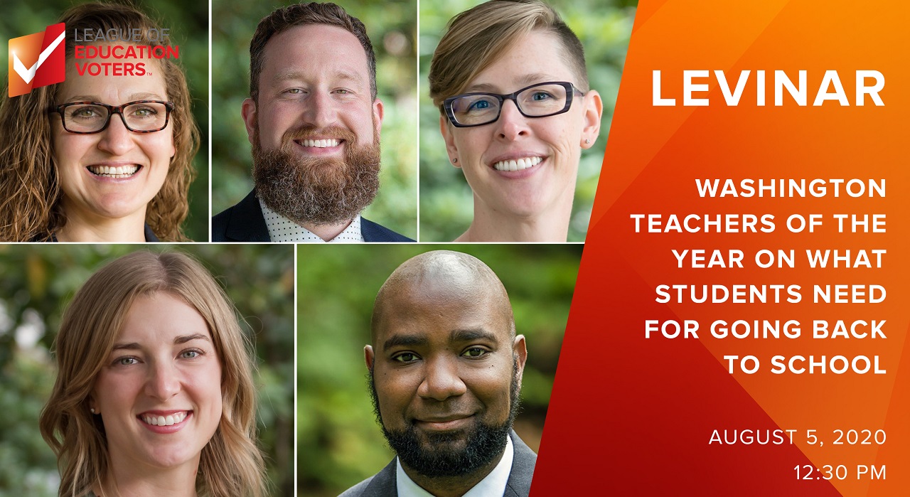 Teachers of the year: Washington Teachers of the Year give a free webinar on Wednesday