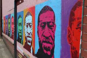 George Floyd mural