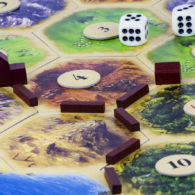 Games: the board of Settlers of Catan