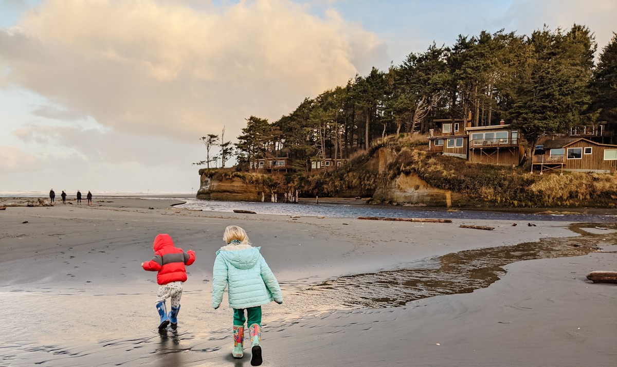 family beach trip