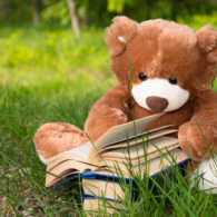 HiCap Amplified piece teddy bear with books