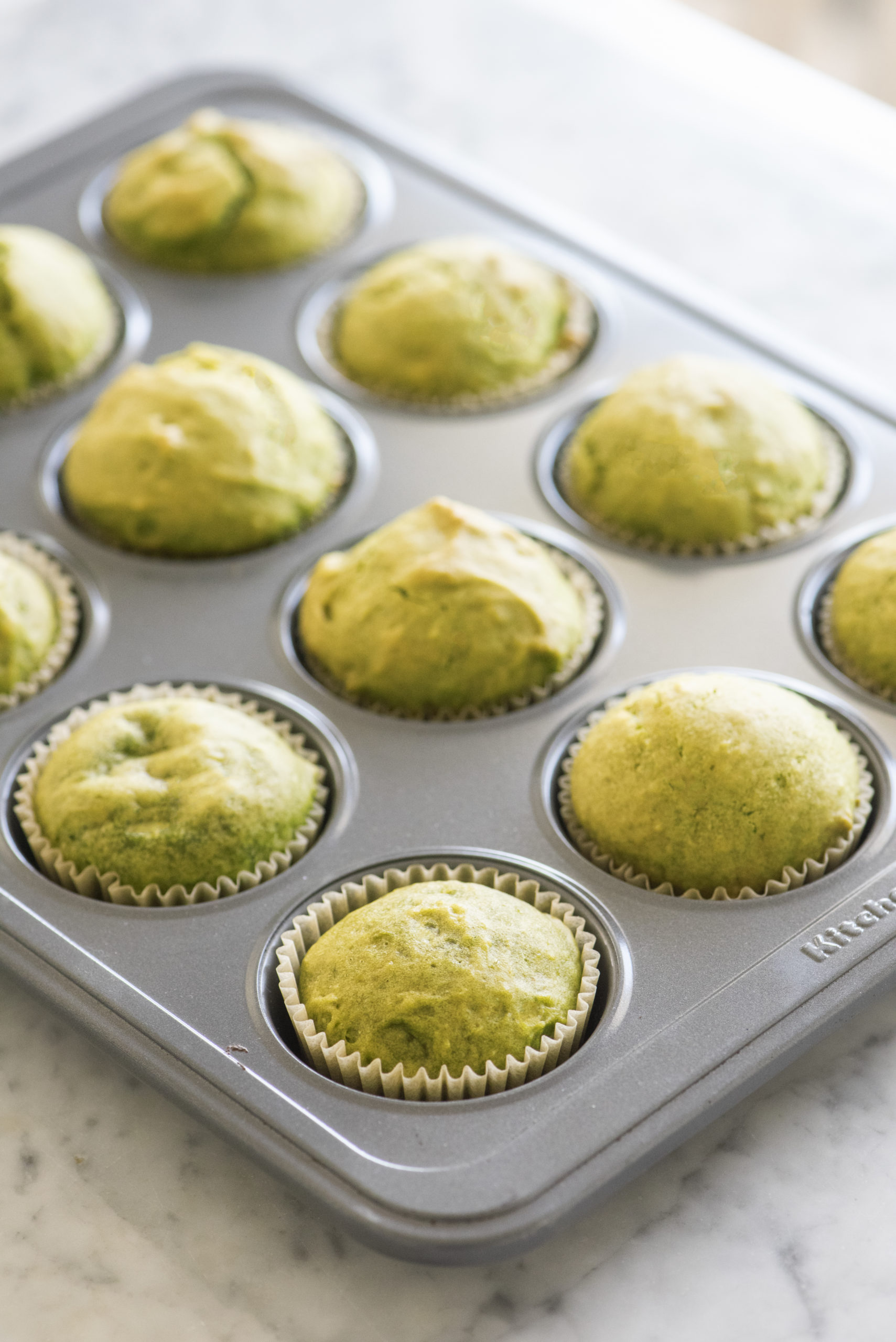 Green muffins
