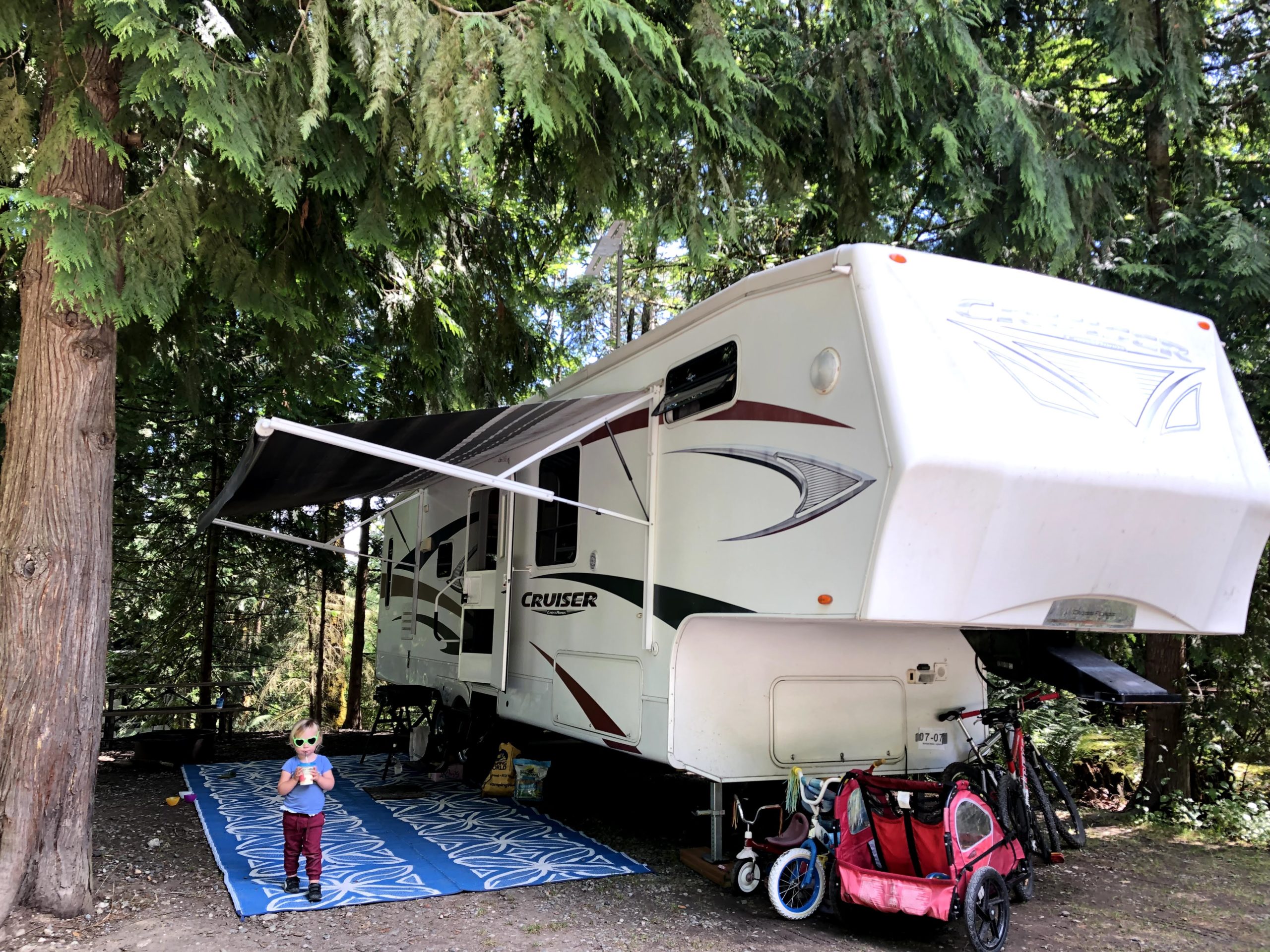 RV camping with kids