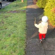 toddler walks