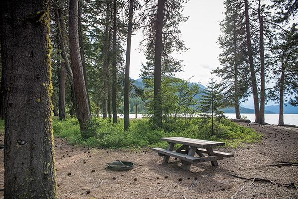 state park campsite