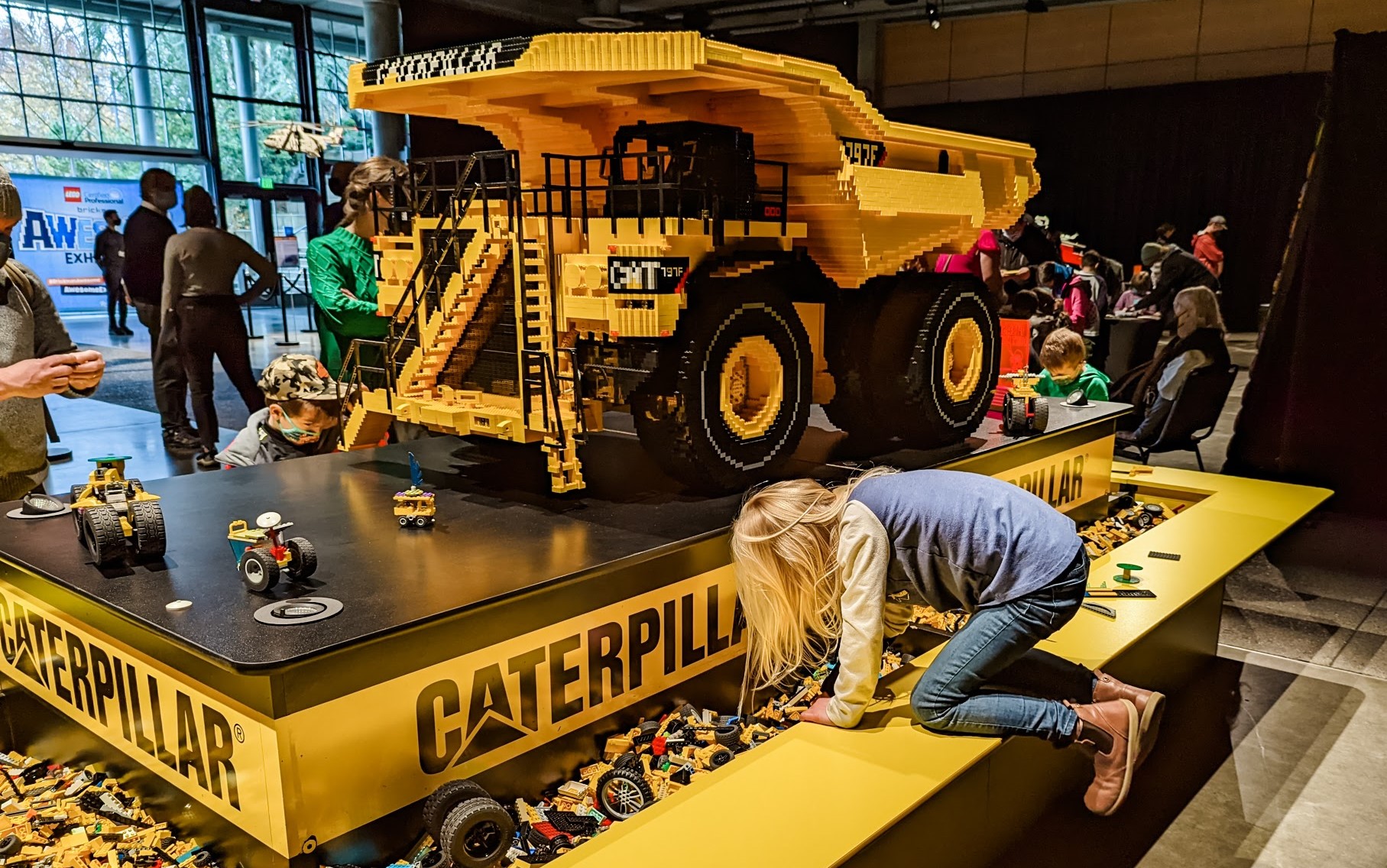 LEGO exhibit at Seattle Center: lots to see and play with