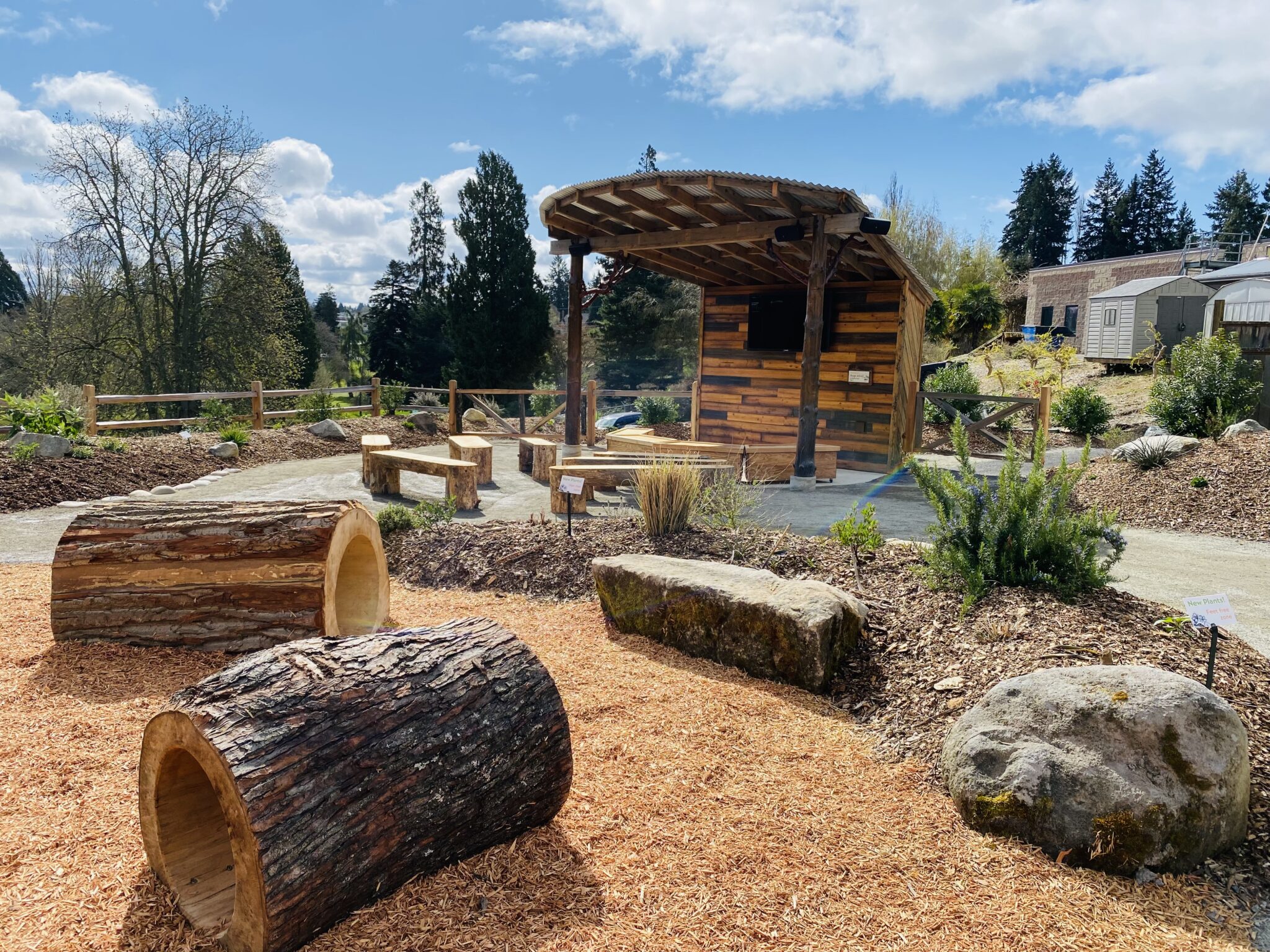 New garden at Point Defiance