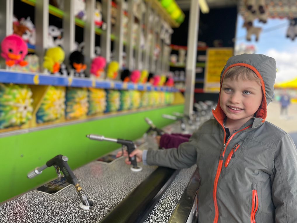 Win a prize at one of the many games at the Spring Fair