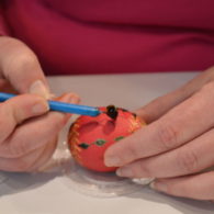 A Kidquest workshop for ages 7 and up to learn to paint gorgeous Pysanky Eggs