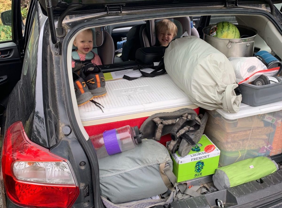 pack a small car for camping