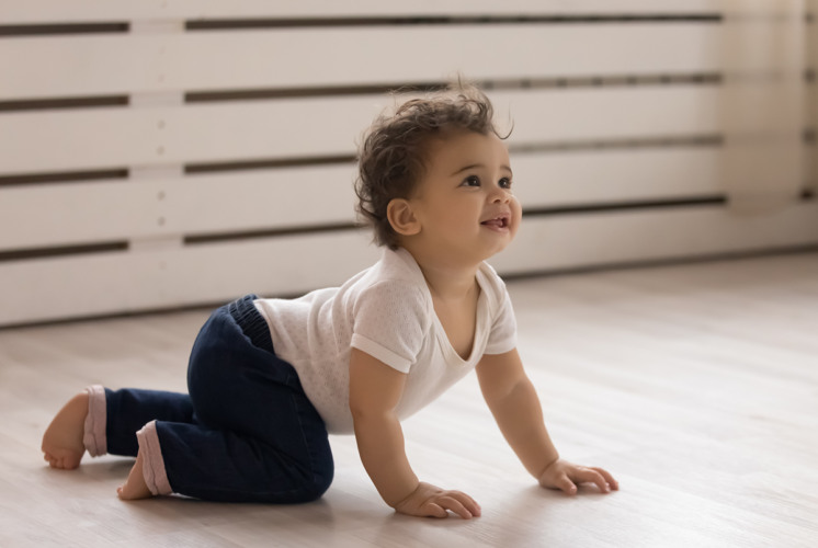 Wonderland Child & Family Services - baby crawling