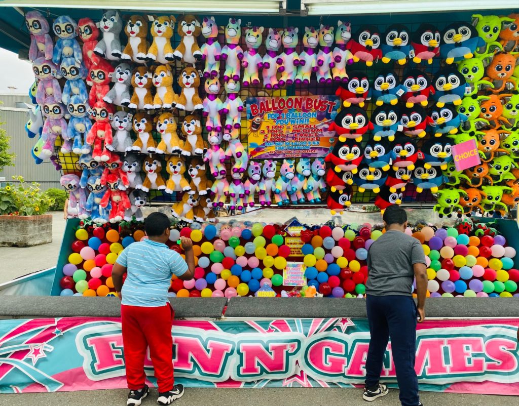 Games are a highlight at the Evergreen State Fair