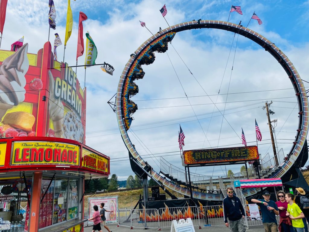 Rides were popular for the older and younger crowds at the Evergreen State Fair