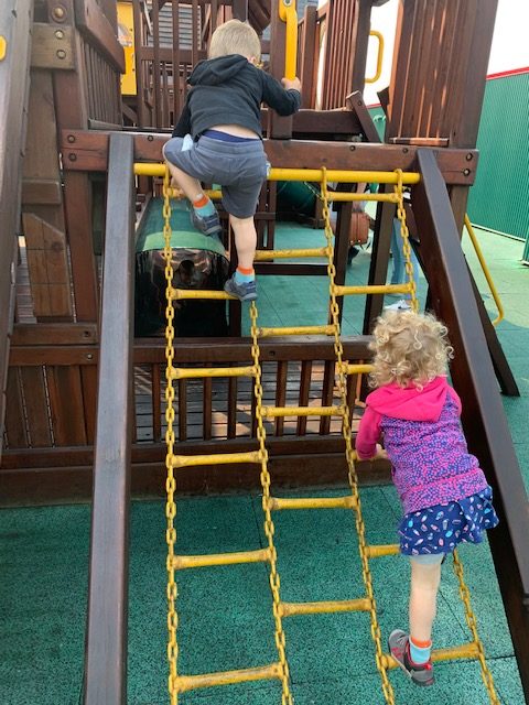 Enjoy the outdoor playground at Imagine Children's Museum