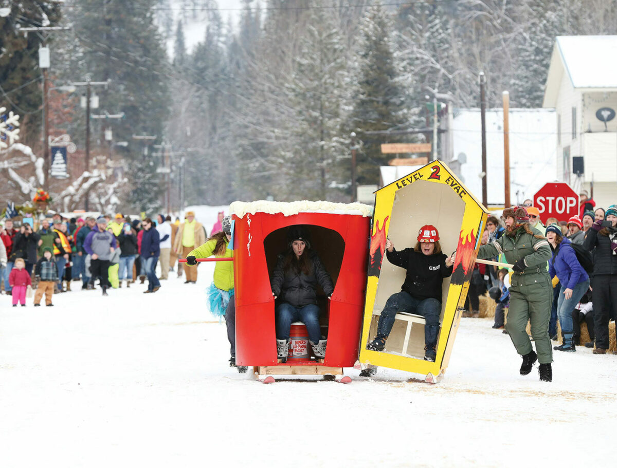 Go to Conconully outhouse races