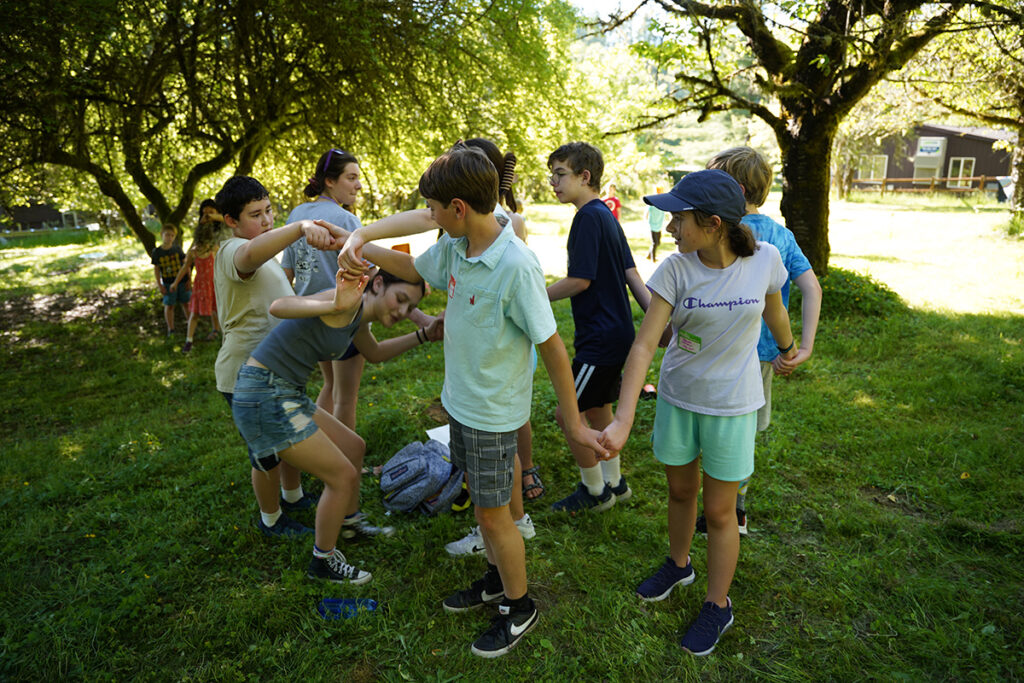 Playing a tangled game of snakes at URJ Camps Kalsman