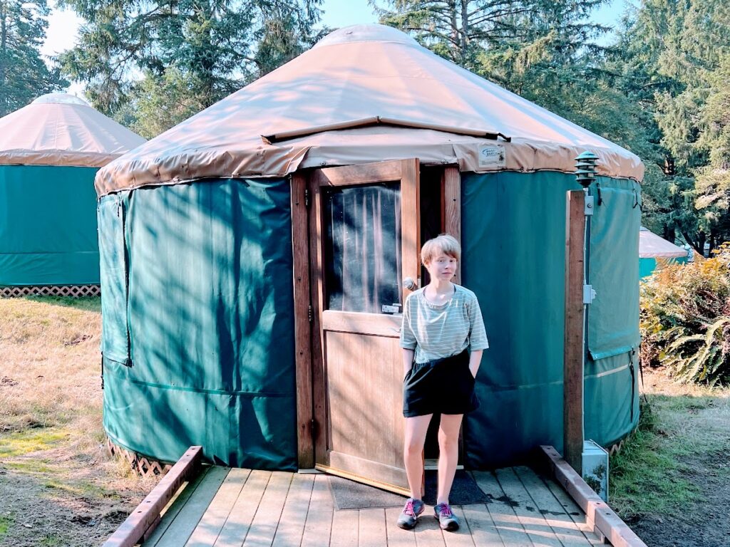 Living in a yurt makes this trip to Astoria Oregon budget-friendly
