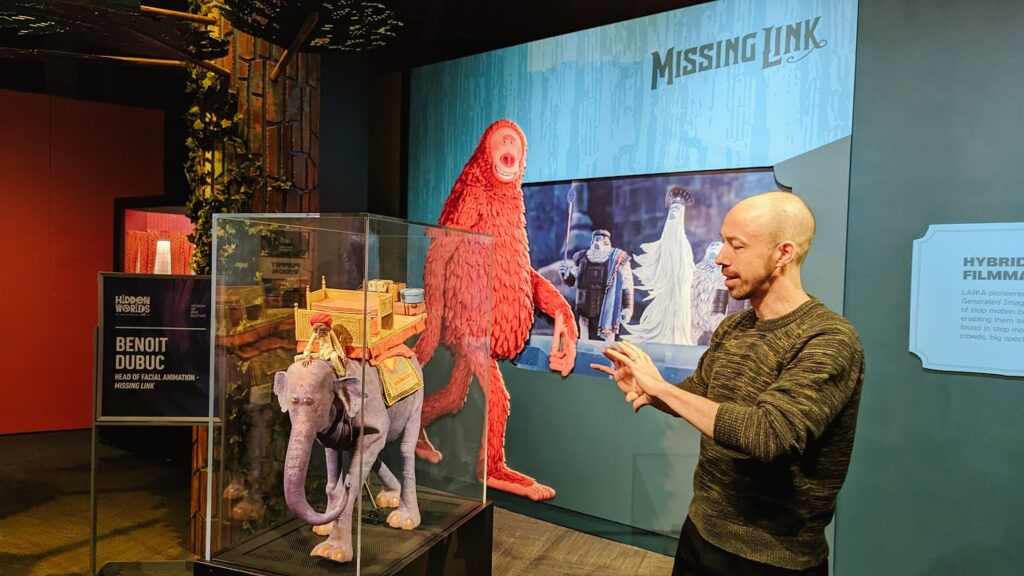 Benoit Dubuc, Head of Facial Animation for LAIKA, describes the making of the elephant featured in Missing Link