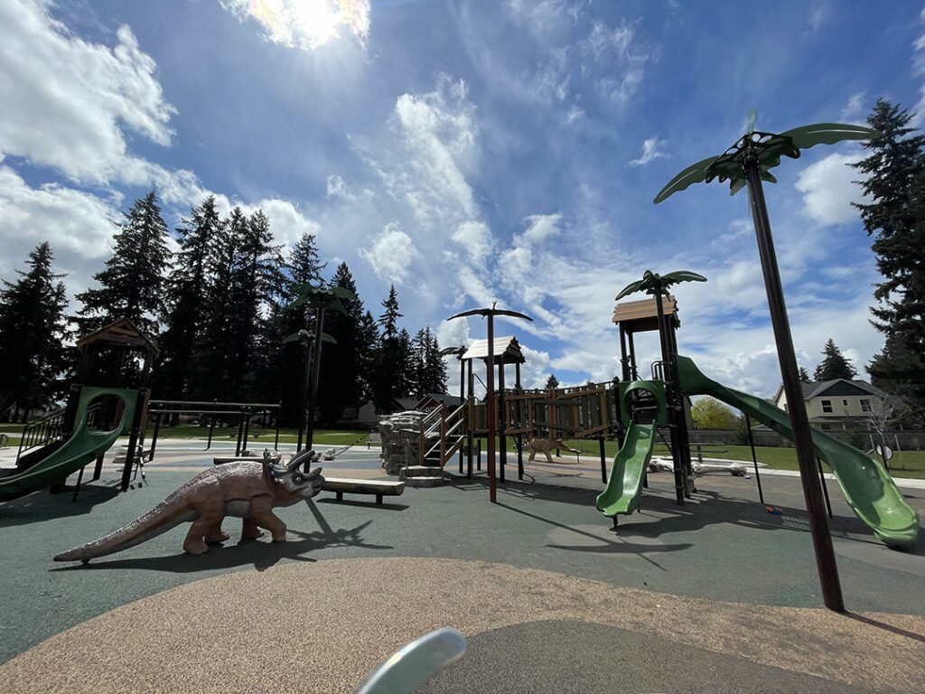Nikkei park playground in Vancouver, Washington