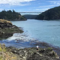 Join a first day hike at deception pass state park. park scenery