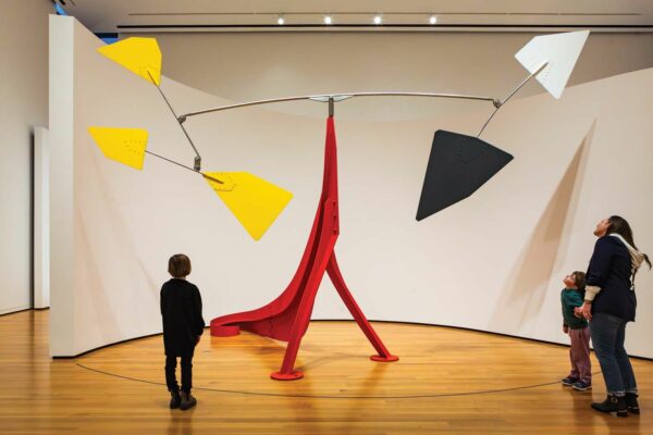 Docent tips for kids and parents as they look at Calder exhibit at SAM