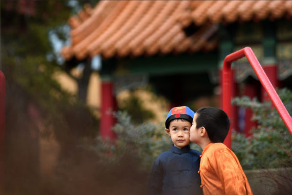 Lunar New Year Seattle. Hing Hay park in Seattle's CID