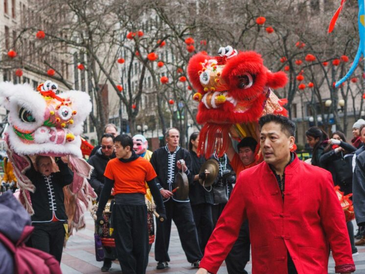 west lake park dragon dance