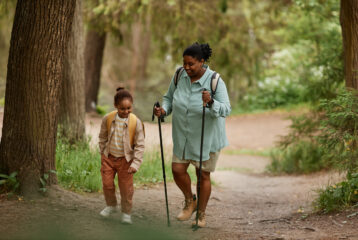 hiking with kids
