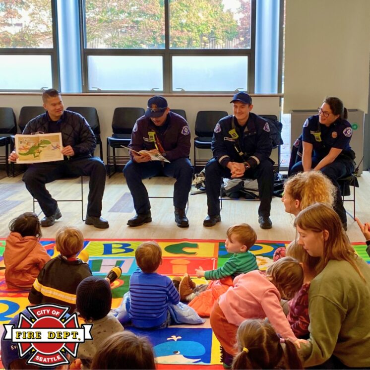 Library Fire Company Firefighter Storytime at Columbia City Library - Seattle's Child
