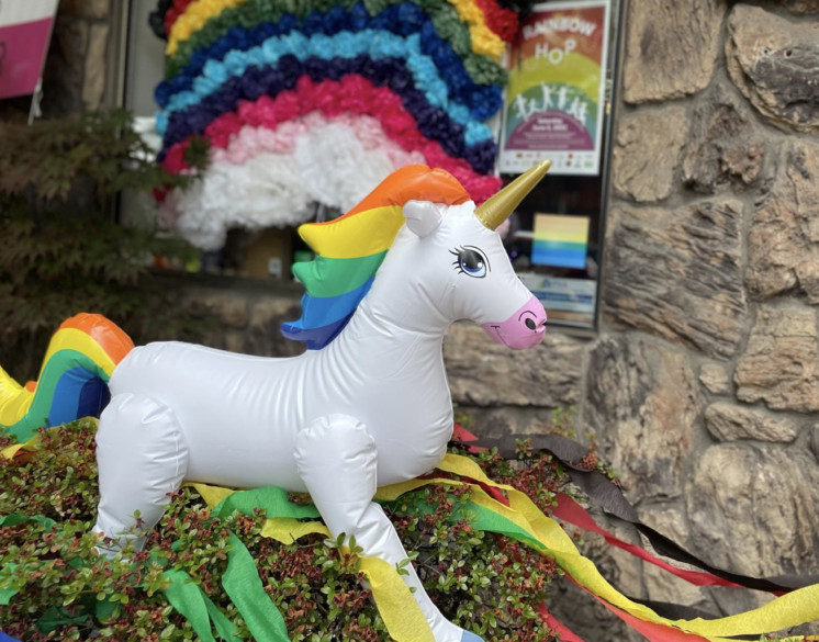 Pride rainbow hop