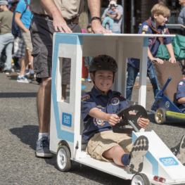 Magnolia Summerfest kids parade from 2023.