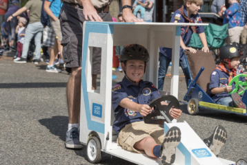 Magnolia Summerfest kids parade from 2023.
