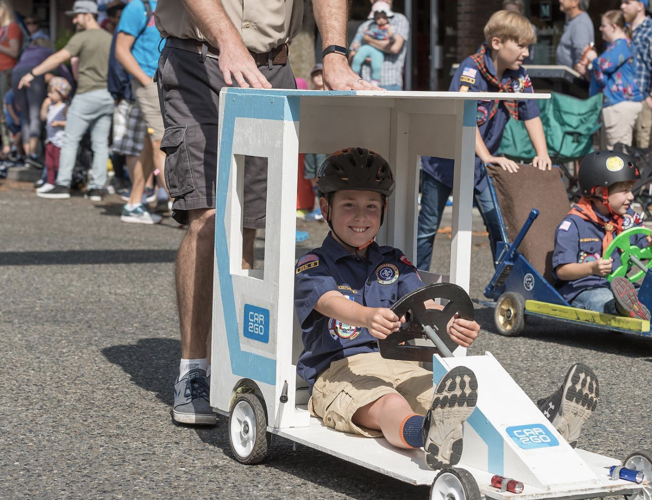 Magnolia Summerfest kids parade from 2023.