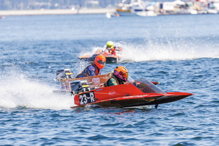 Watch the Hydroplane Races at Seafair Weekend Festival. Friday is Free admission to Seafair Festival. (Photo courtesy: Seafair).