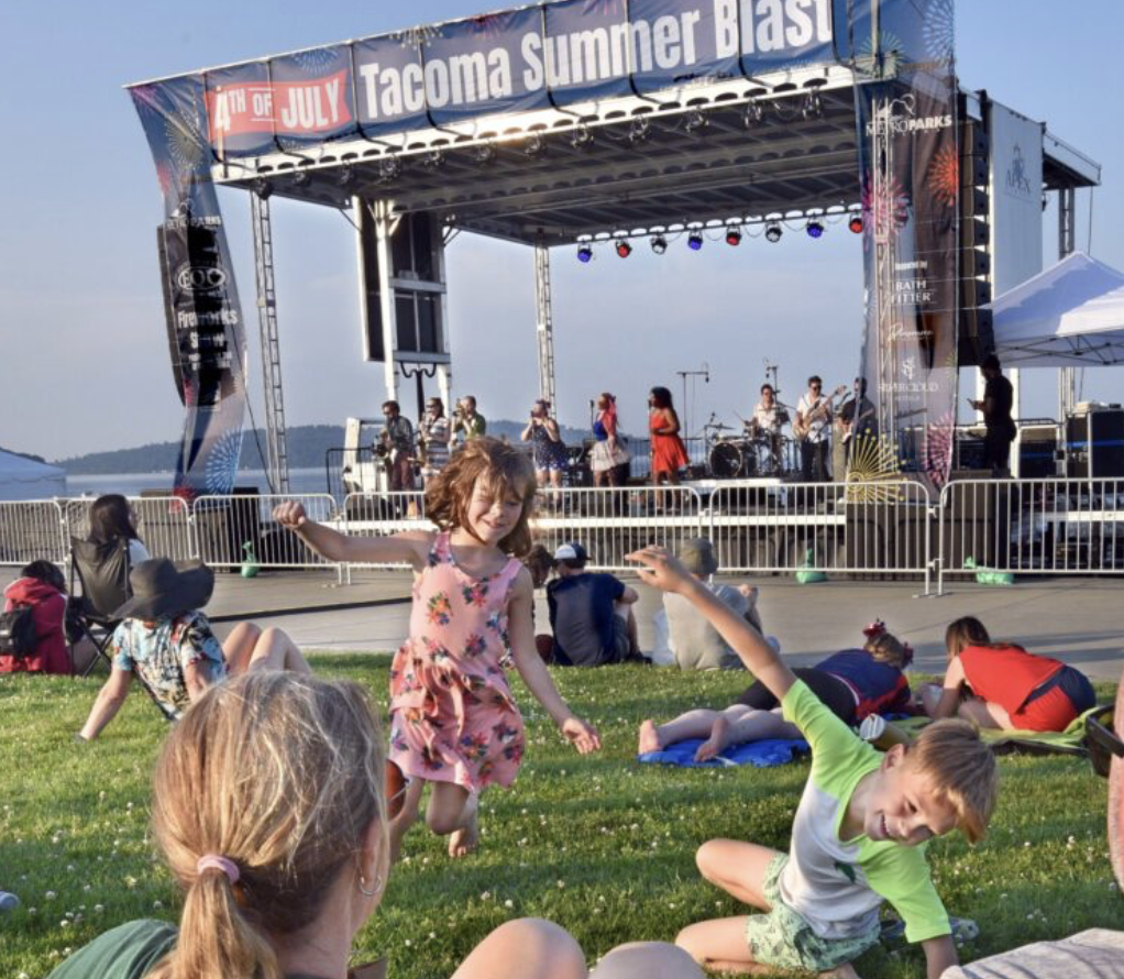 Tacoma Summer Blast 4th of July Celebration. (Photo courtesy: Parkstacoma.gov)