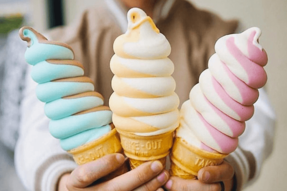 Soft serve ice cream