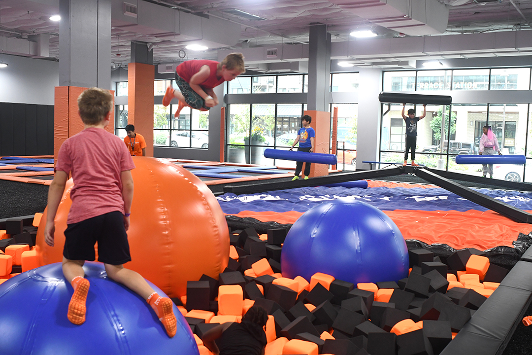 Ninja course, zip line, drop slides and more at new Sky Zone