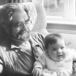 my grandfather's voice says vote