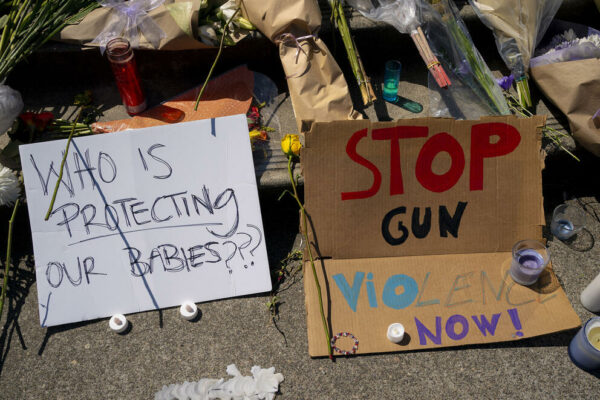 kids are getting guns signs