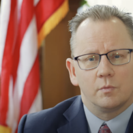 Washington state Superintendent of Public Instruction Chris Reykdal speaks to parents