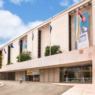 Smithsonian National Museum of American History with people visible.
