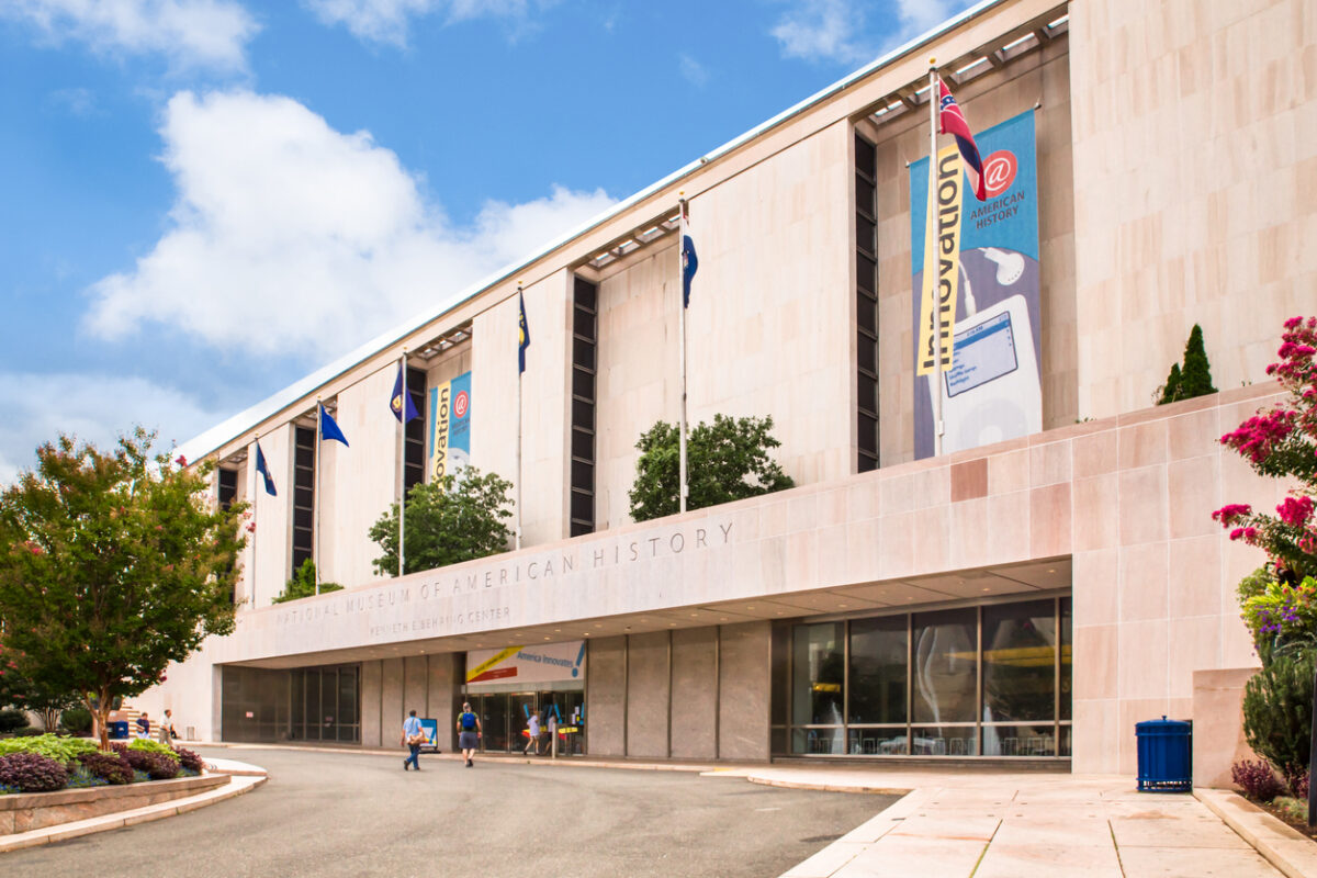 Smithsonian National Museum of American History with people visible.