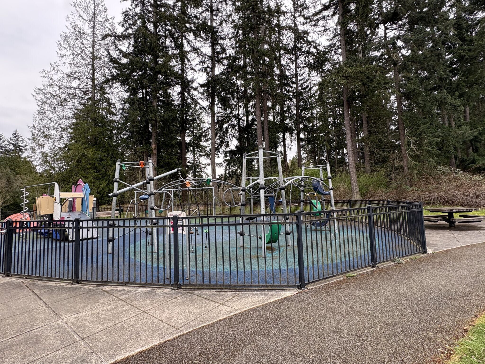 enclosed play area